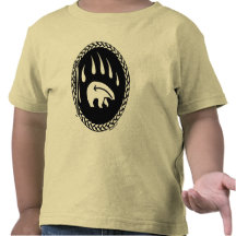 Tribal Bear Art Baby T-shirt Bear Claw Toddler Tee
