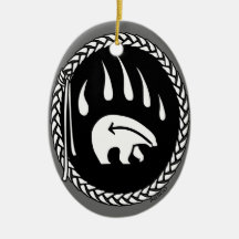Tribal Bear Art Ornament Bear Keepsake & Gifts
