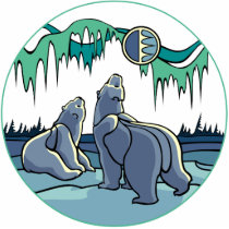 Tribal Bear Art Ornament Bear Keepsake & Gifts Photo Cut Outs