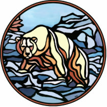 Tribal Bear Art Ornament Bear Keepsake & Gifts Photo Cutout