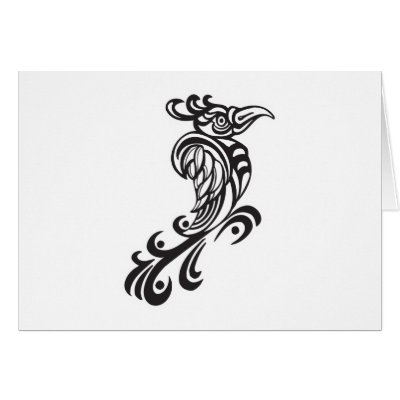 Tribal Bird Tattoo Design Tribal Bird Tattoo Design