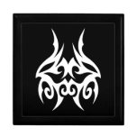 Tribal blanc noir classique élégant simple frais boîtes à babioles