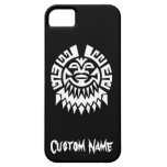 Tribal blanc noir classique élégant simple frais coques iPhone 5