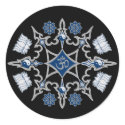 Tribal Buddhist Symbols stickers