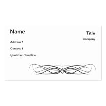 Tribal Business Card