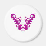 Tribal Butterfly Tattoo Design Refrigerator Magnets