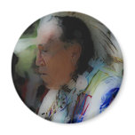 'Tribal Chief in Ceremony' Refrigerator Magnets