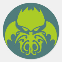 Tribal Cthulhu Stickers