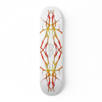 Tribal Deer Skull Tattoo - flame Skateboards