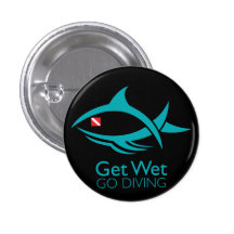 Tribal Dive Fish Button