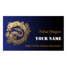 Tribal dragon ビジネスカードテンプレート