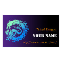 Tribal dragon 名刺テンプレート
