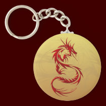 Tribal Dragon keychains