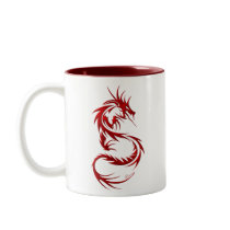 Tribal Dragon Mug