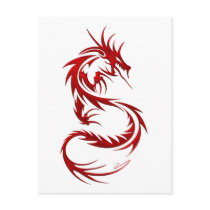 Tribal Dragon Post Card