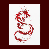 Tribal Dragon postcards