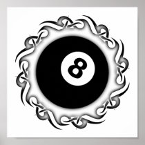 tribal eightball poster