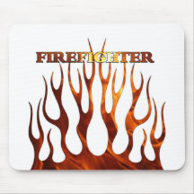Tribal FF Flames Mouse Pad