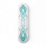 Tribal Flames Custom Skate Board