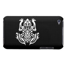Tribal Frog Silhouette Barely There iPod Case