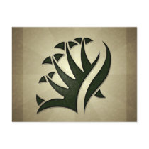 Tribal Frond Postcard
