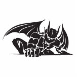 tribal gargoyle design photo sculpture