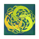 TRIBAL GECKO REFRIGERATOR MAGNET