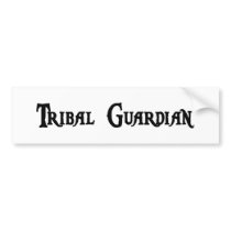 Tribal Guardian Bumper Sticker