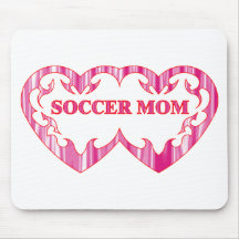Tribal heart pair soccer mom mousepad