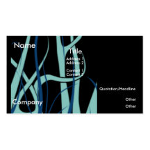Tribal in Blue Business Card