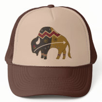 Tribal Indian Buffalo