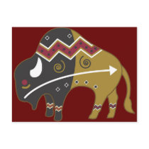 Tribal Indian Buffalo