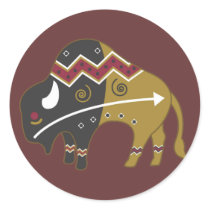 Tribal Indian Buffalo
