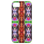 Tribal Inspired Neon Geometric Abstract Pattern