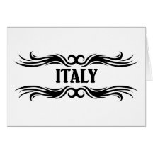 Tribal Italy Greeting Card