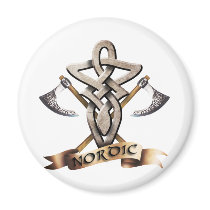 Tribal Knot viking D Kühlschrankmagnet