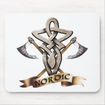 Tribal Knot viking D Mauspads