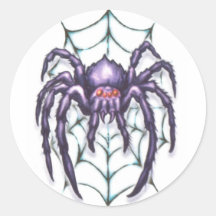 Tribal large spider sticker