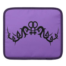 Tribal Lesbian Symbols iPad Sleeves