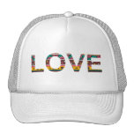 Tribal Love Word Art Hat