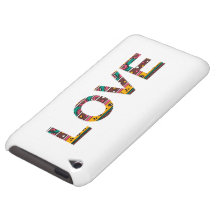 Tribal Love Word Art iPod Touch Cover
