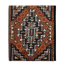 Tribal Native American Earth Tones Mosaic iPad Folio Cover