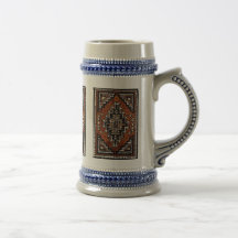 Tribal Native American Earth Tones Mosaic Mugs