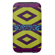 Tribal Pattern Case Mate Tough iPhone 3 Cover