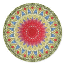 Tribal Pendant Round Sticker