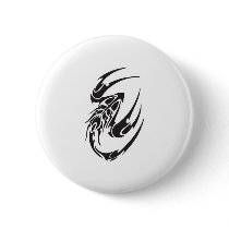 Tribal Scorpion Tattoo Design Buttons