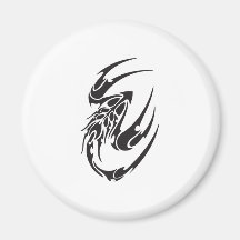 Tribal Scorpion Tattoo Design Refrigerator Magnet