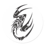 Tribal Scorpion Tattoo Design stickers