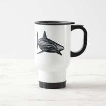 Tribal Shark Coffee Mugs
