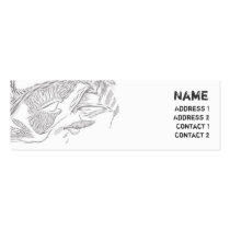 Tribal - Skinny business cards